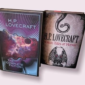 HP Lovecraft bundle with The complete Tales Bonded Leather Edition